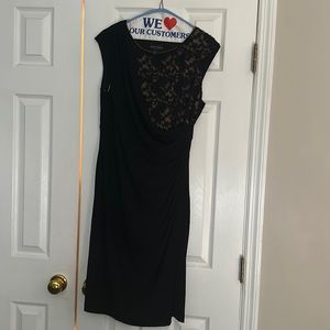 The black dress